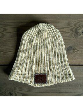 LOVE YOUR MELON Tan Knit Winter Beanie Hat NEW NWOT